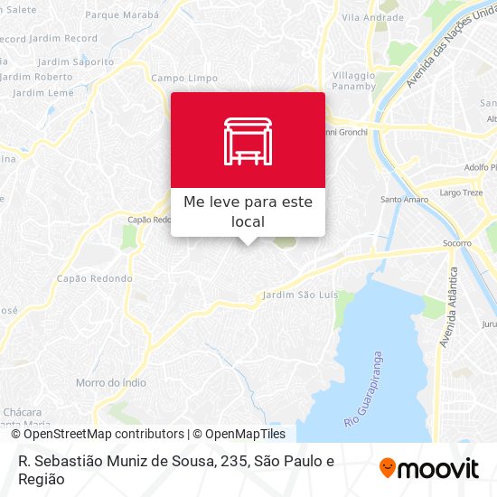 R. Sebastião Muniz de Sousa, 235 mapa