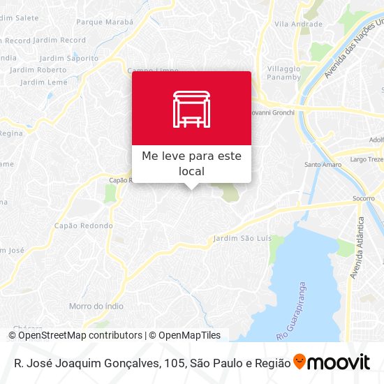 R. José Joaquim Gonçalves, 105 mapa