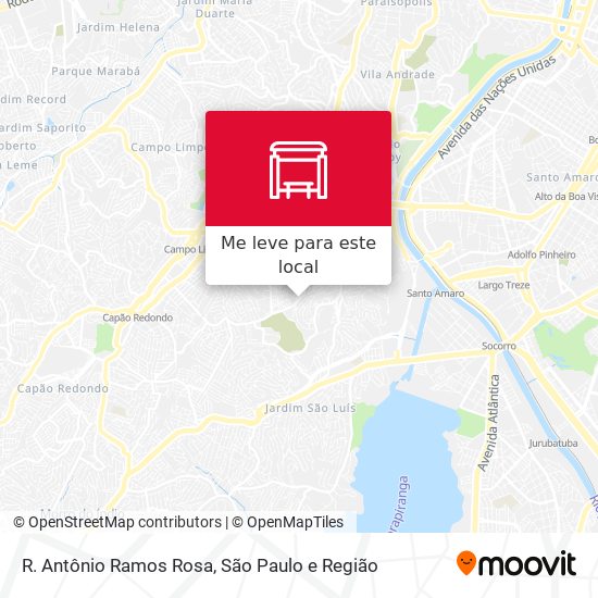 R. Antônio Ramos Rosa mapa