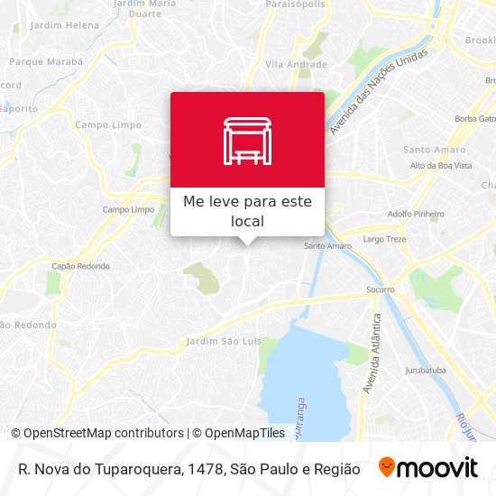 R. Nova do Tuparoquera, 1478 mapa