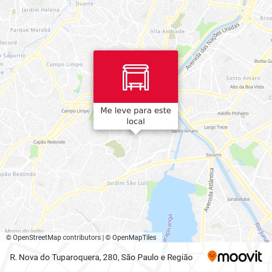 R. Nova do Tuparoquera, 280 mapa