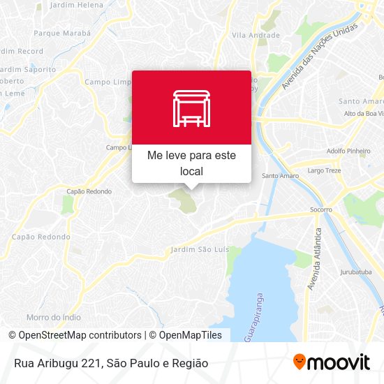 Rua Aribugu 221 mapa