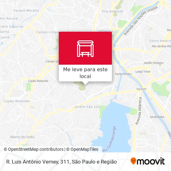 R. Luís Antônio Verney, 311 mapa