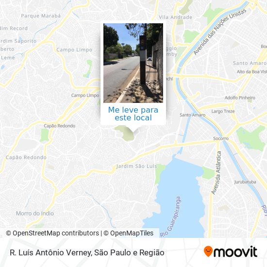 R. Luís Antônio Verney mapa