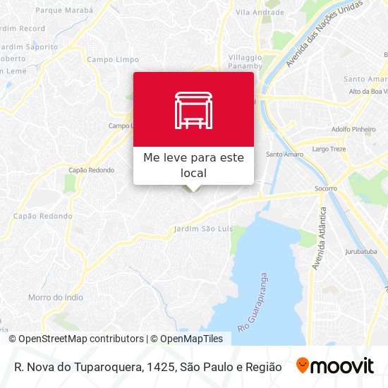 R. Nova do Tuparoquera, 1425 mapa