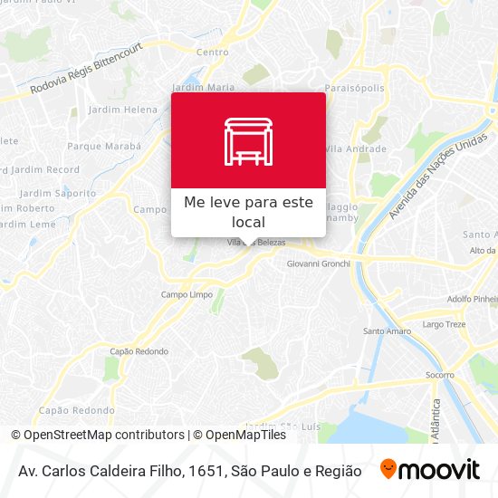 Av. Carlos Caldeira Filho, 1651 mapa