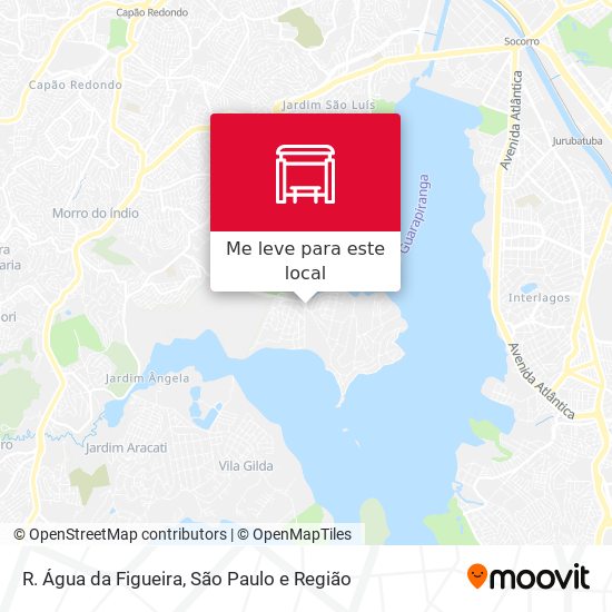 R. Água da Figueira mapa