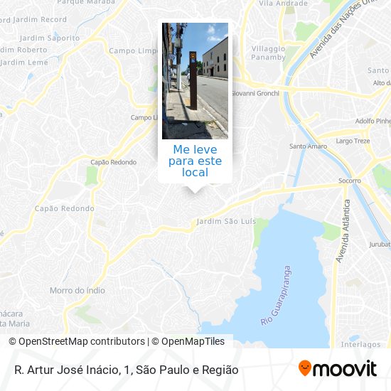 R. Artur José Inácio, 1 mapa