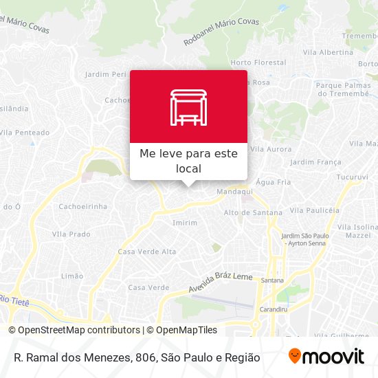 R. Ramal dos Menezes, 806 mapa