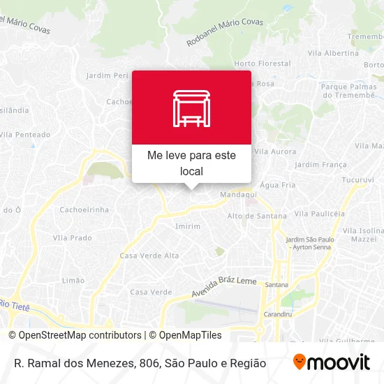 R. Ramal dos Menezes, 806 mapa