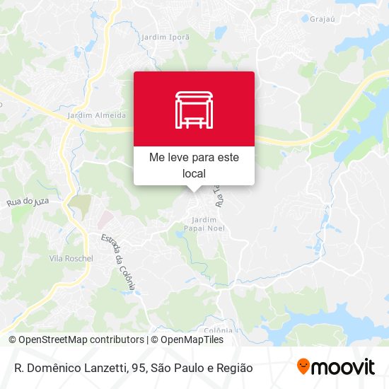 R. Domênico Lanzetti, 95 mapa