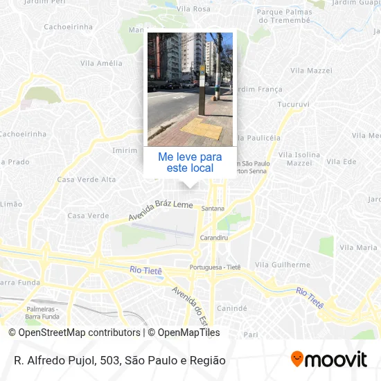 R. Alfredo Pujol, 503 mapa