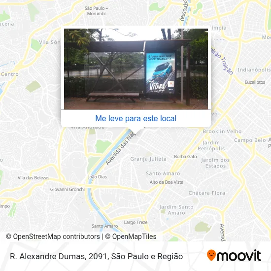R. Alexandre Dumas, 2091 mapa