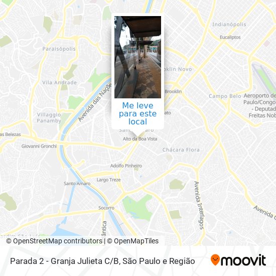 Parada 2 - Granja Julieta C/B mapa