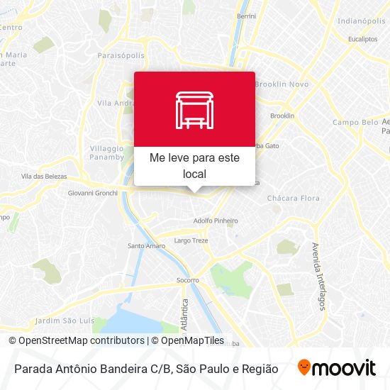 Parada Antônio Bandeira C/B mapa
