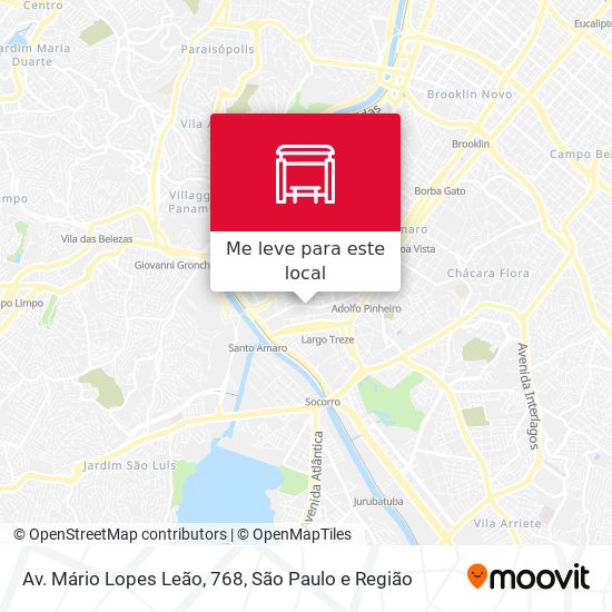 Av. Mário Lopes Leão, 768 mapa