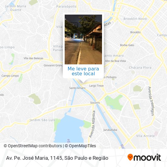 Av. Pe. José Maria, 1145 mapa