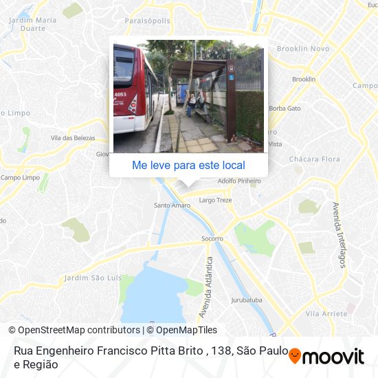 Rua Engenheiro Francisco Pitta Brito , 138 mapa