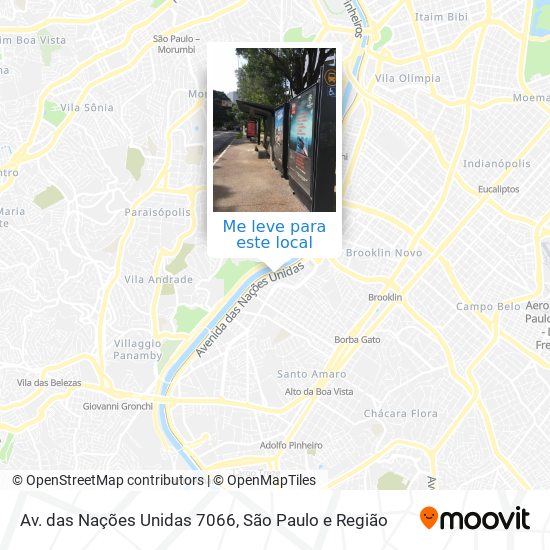 Av. das Nações Unidas 7066 mapa