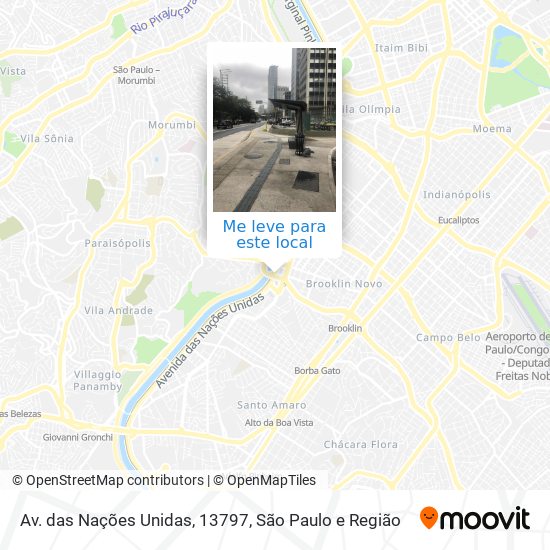 Av. das Nações Unidas, 13797 mapa