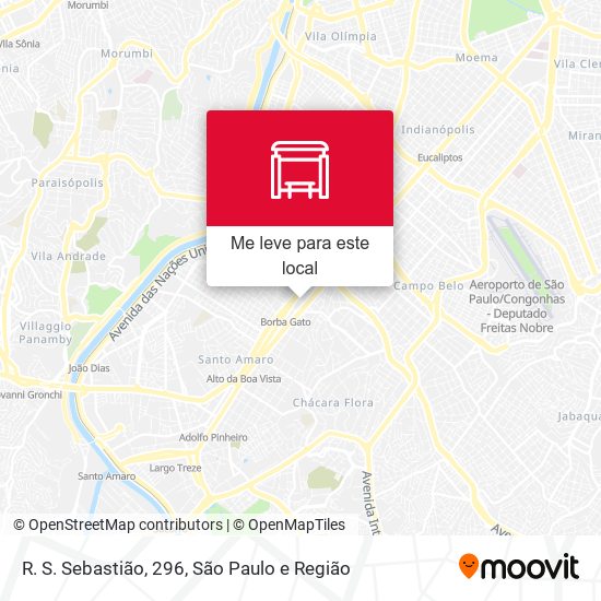 R. S. Sebastião, 296 mapa