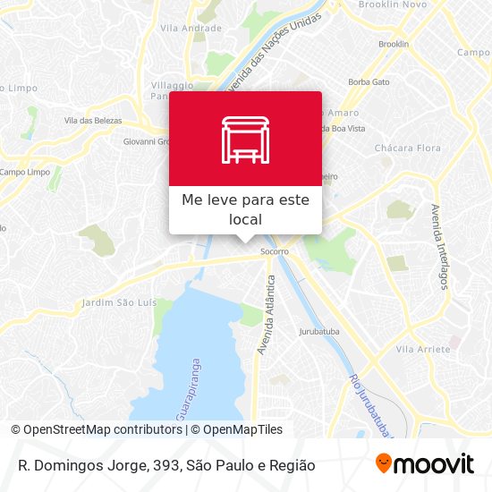 R. Domingos Jorge, 393 mapa