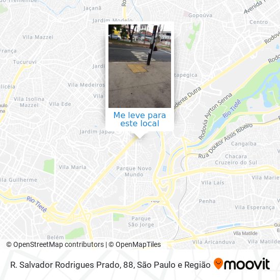 R. Salvador Rodrigues Prado, 88 mapa