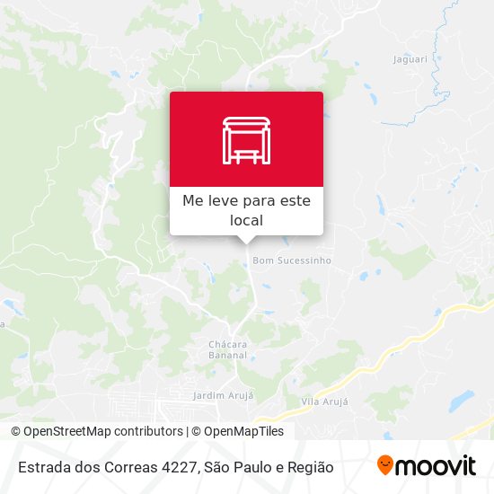 Estrada dos Correas 4227 mapa