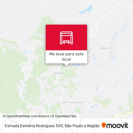 Estrada Esméria Rodrigues 500 mapa
