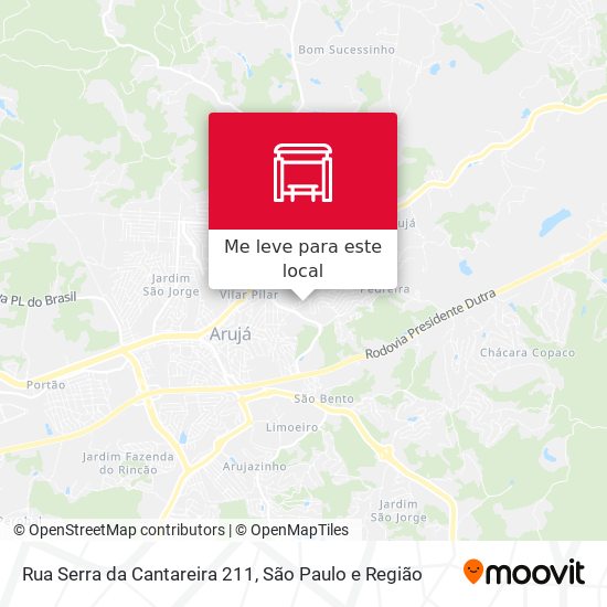 Rua Serra da Cantareira 211 mapa
