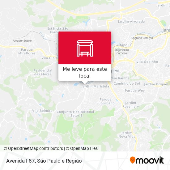 Avenida I 87 mapa
