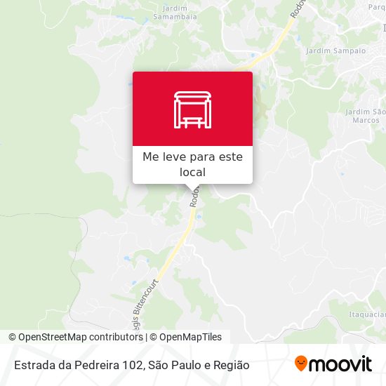 Estrada da Pedreira 102 mapa