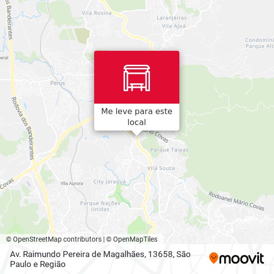 Av. Raimundo Pereira de Magalhães, 13658 mapa