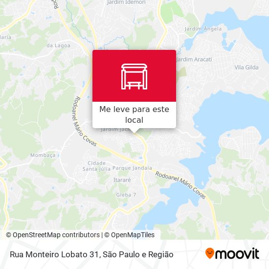 Rua Monteiro Lobato 31 mapa
