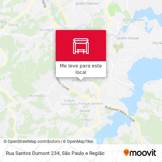 Rua Santos Dumont 234 mapa