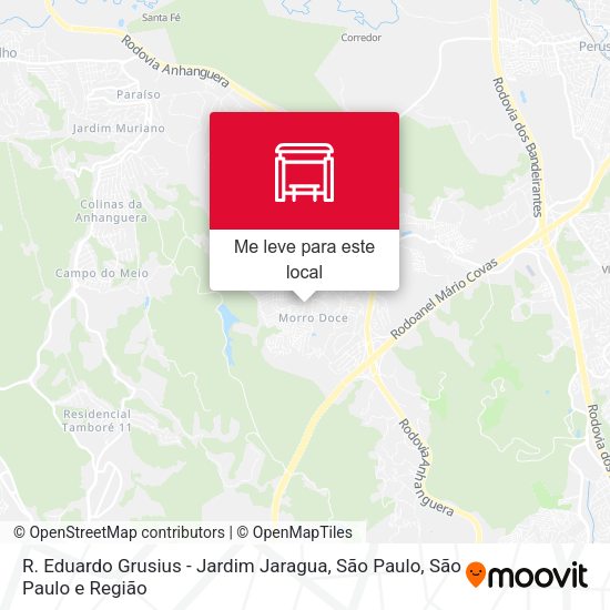 R. Eduardo Grusius - Jardim Jaragua, São Paulo mapa