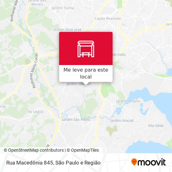 Rua Macedônia 845 mapa