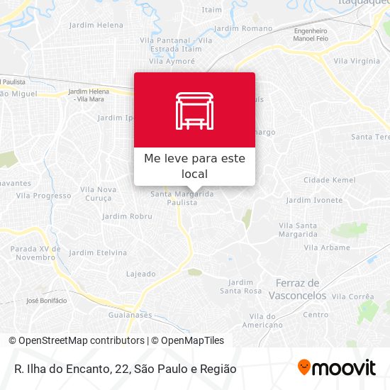 R. Ilha do Encanto, 22 mapa