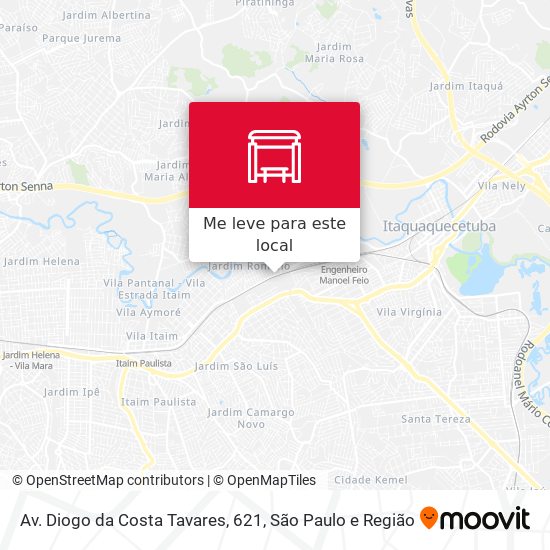 Av. Diogo da Costa Tavares, 621 mapa