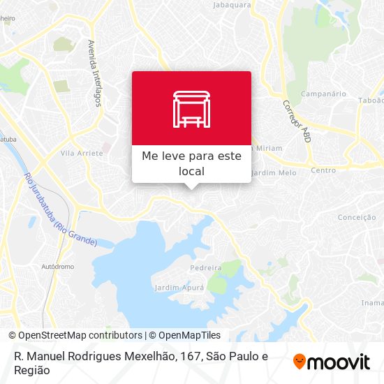 R. Manuel Rodrigues Mexelhão, 167 mapa