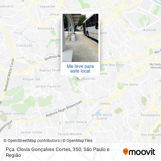 Pça. Clovis Gonçalves Cortes, 350 mapa