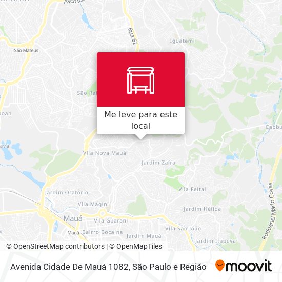 Avenida Cidade De Mauá 1082 mapa