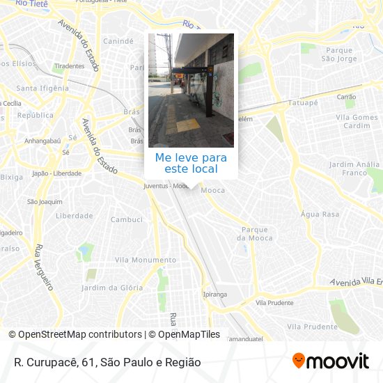 R. Curupacê, 61 mapa