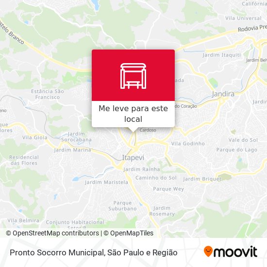 Pronto Socorro Municipal mapa