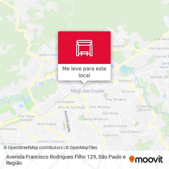 Avenida Francisco Rodrigues Filho 129 mapa