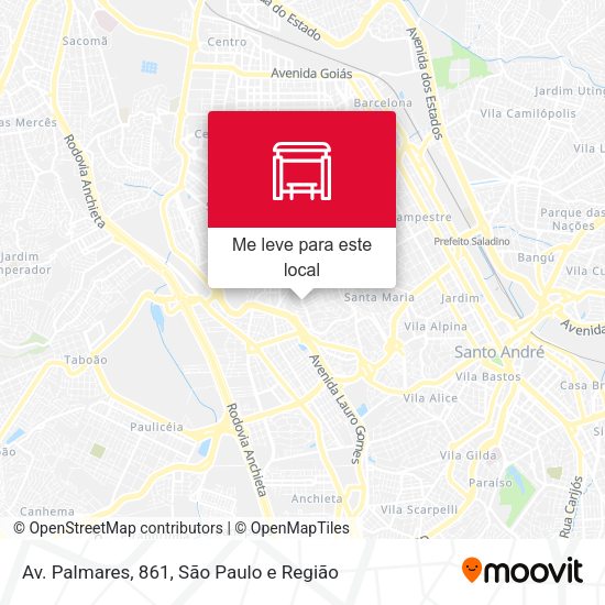 Av. Palmares, 861 mapa