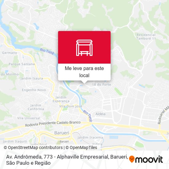 Av. Andrômeda, 773 - Alphaville Empresarial, Barueri mapa