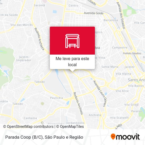 Parada Coop (B/C) mapa