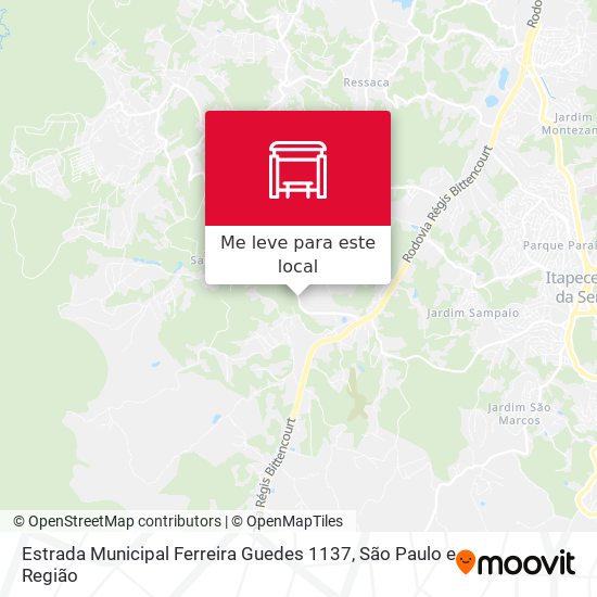 Estrada Municipal Ferreira Guedes 1137 mapa