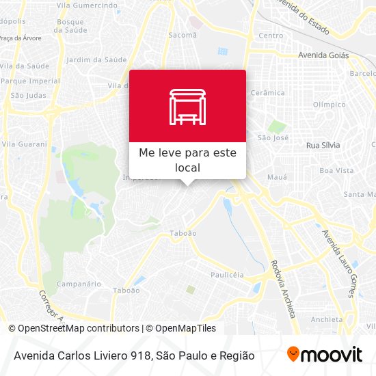 Avenida Carlos Liviero 918 mapa